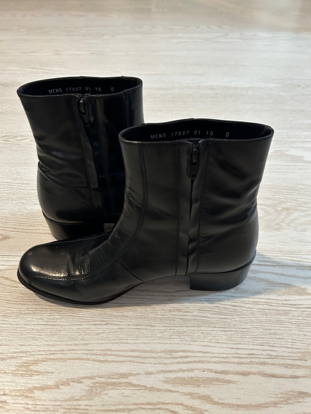 Classic Black Leather Boots-Men
Leather sole. - Picture 3 of 4